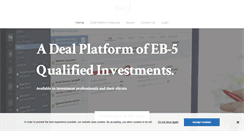 Desktop Screenshot of eb5deals.com
